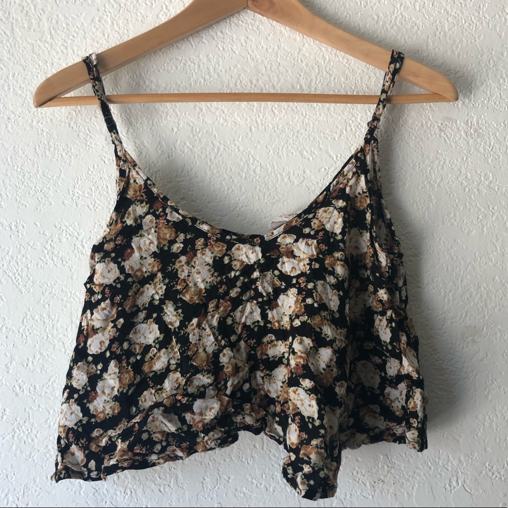 Floral crop top